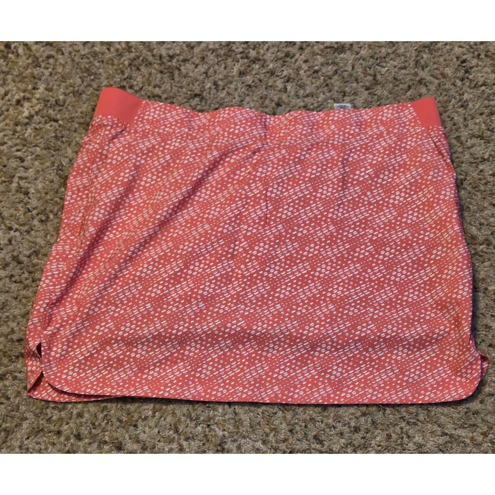 Cypress Club Athletic Skort Womens Size‎ XXL Coral Flecked Pattern